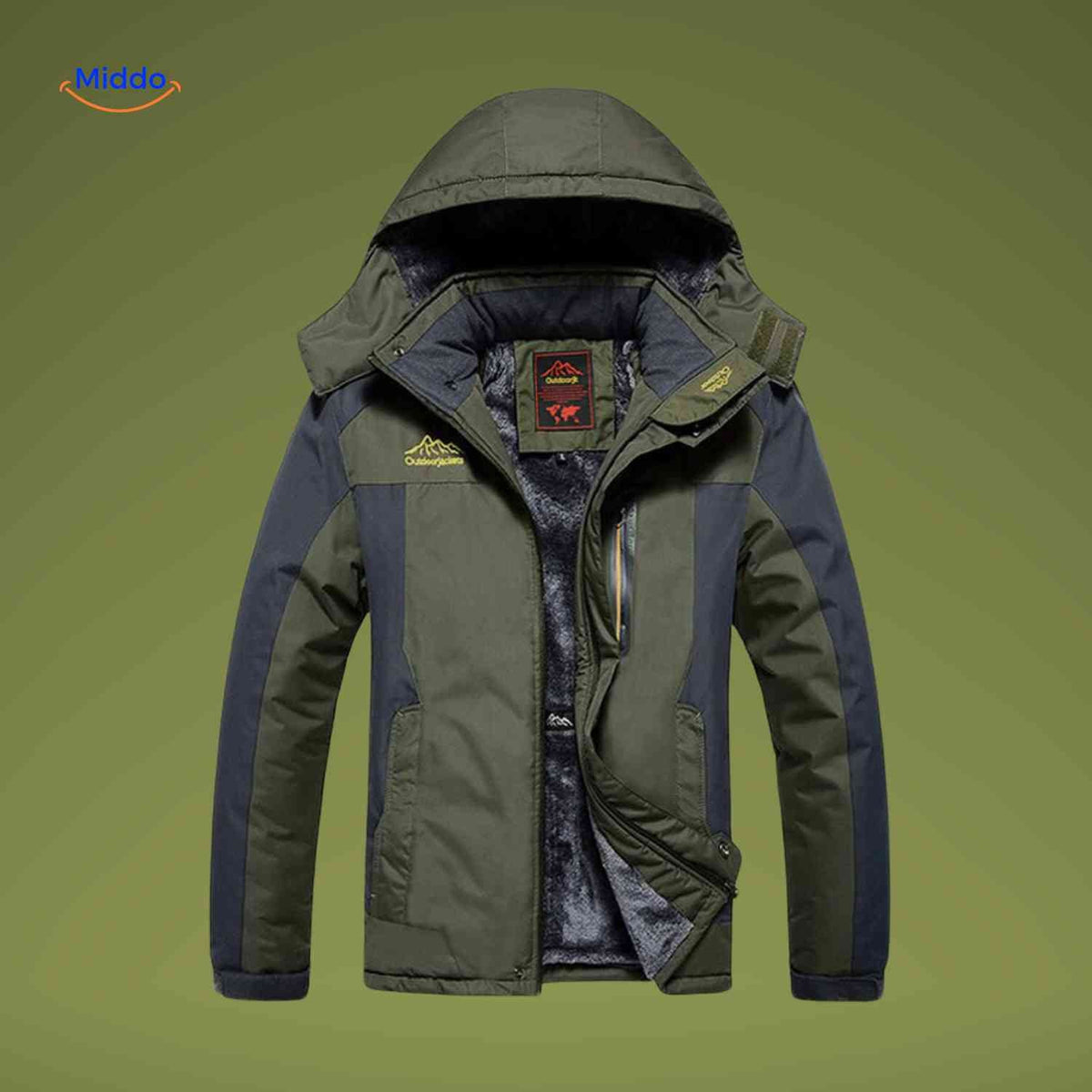 Heavy-Duty Insulated Winter Parka – Waterproof, Windproof, Fleece-Lined for Extreme Cold | Thomler