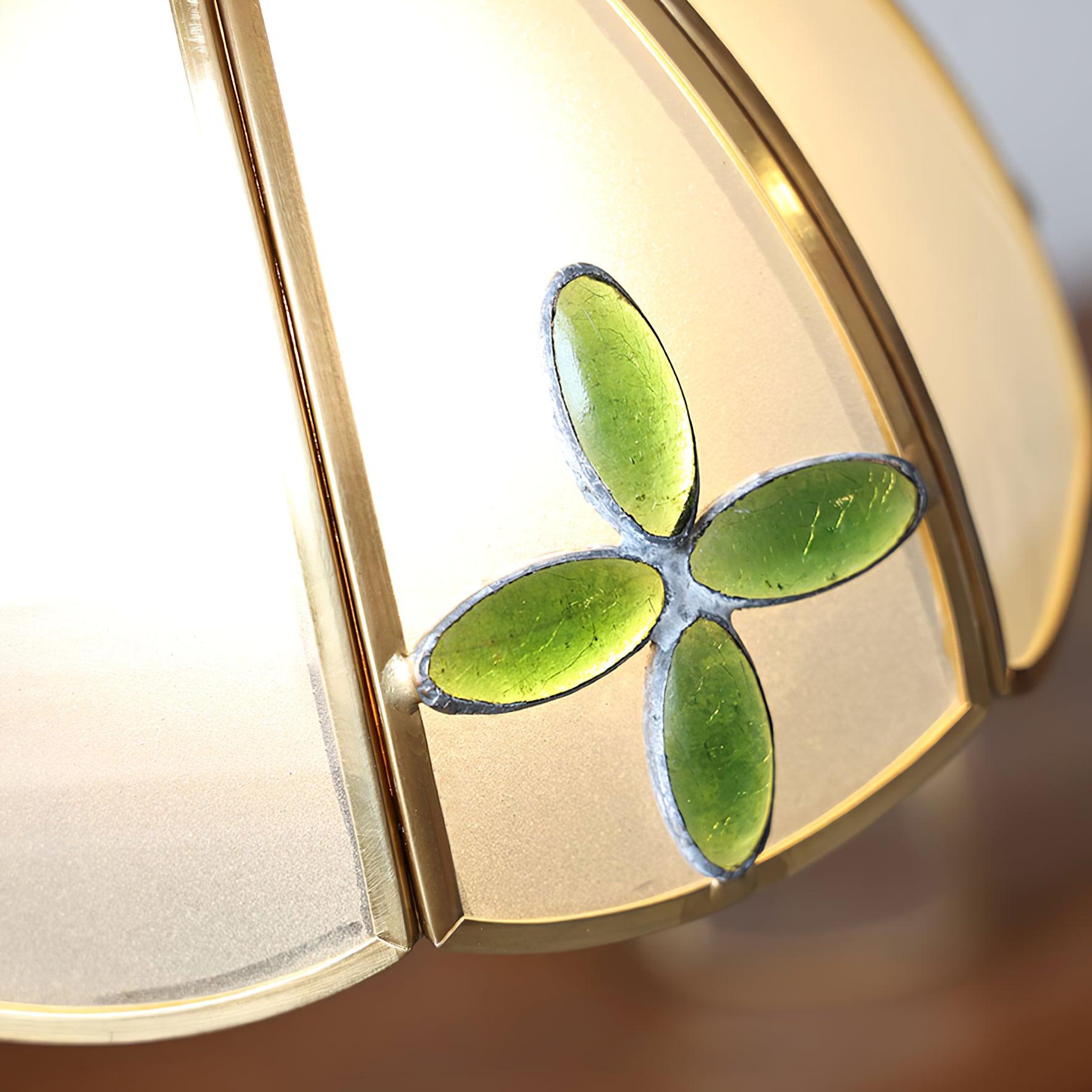 Pendant Light Stained Glass Cone 10.6 in Adjustable Kitchen Dining Room Hanging Lamp | Thomler