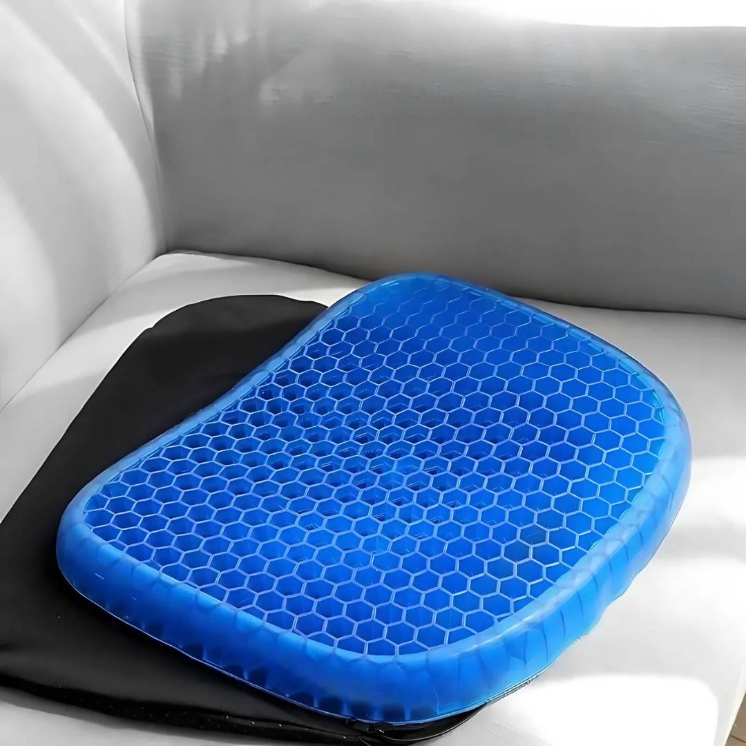 Pressure-Relieving Gel Seat Cushion for Coccyx Pain Relief | Chair Pad for Office, Car, Wheelchair | Orthopedic Support for Lower Back & | Thomler