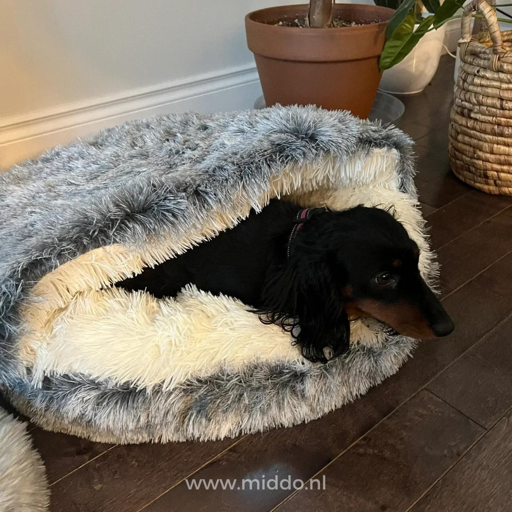 Round Plush Pet Bed – Cozy Donut Cushion for Dogs & Cats in All Sizes | Thomler