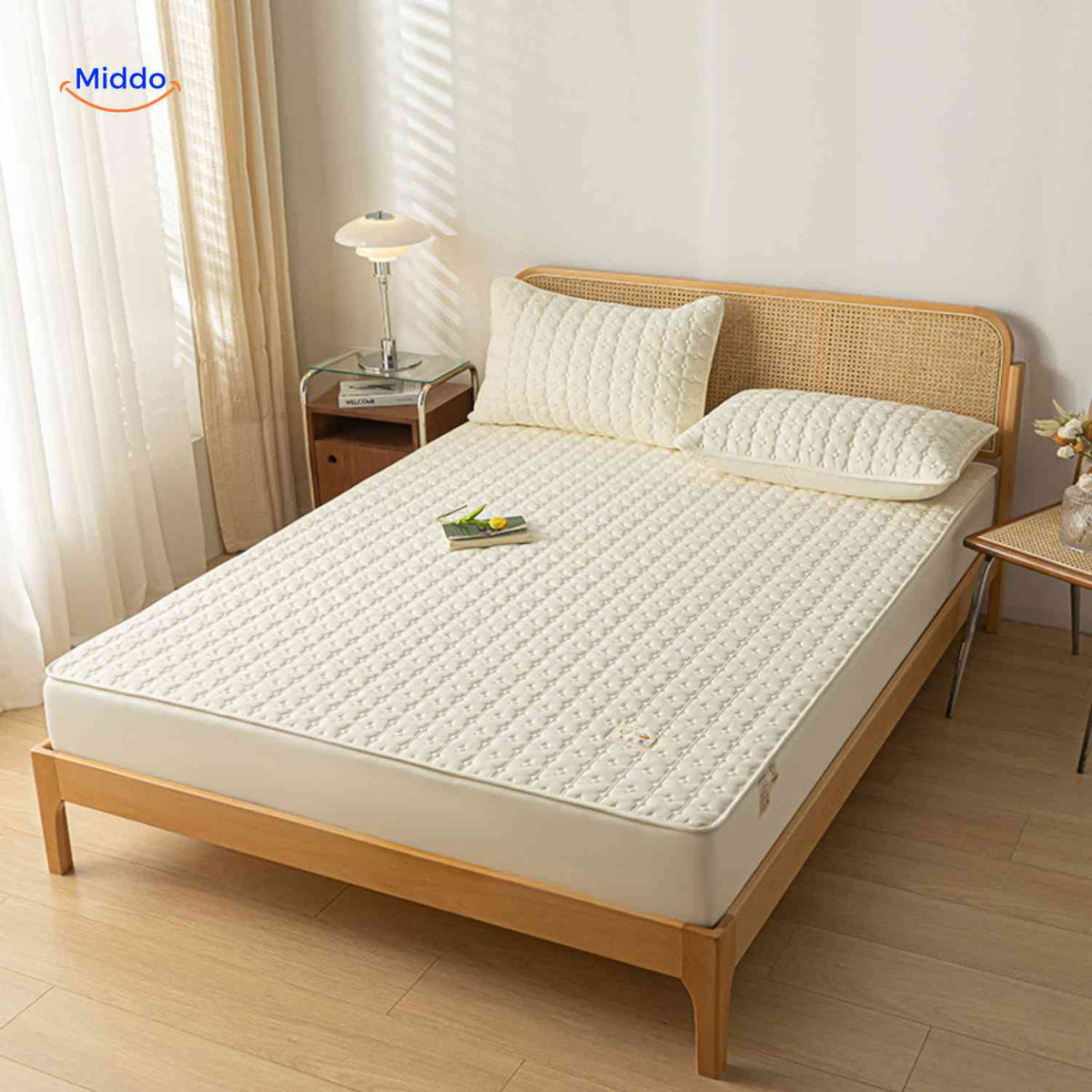 Quilted Waterproof Mattress Protector – Breathable, Anti-Bacterial & Machine Washable | Thomler