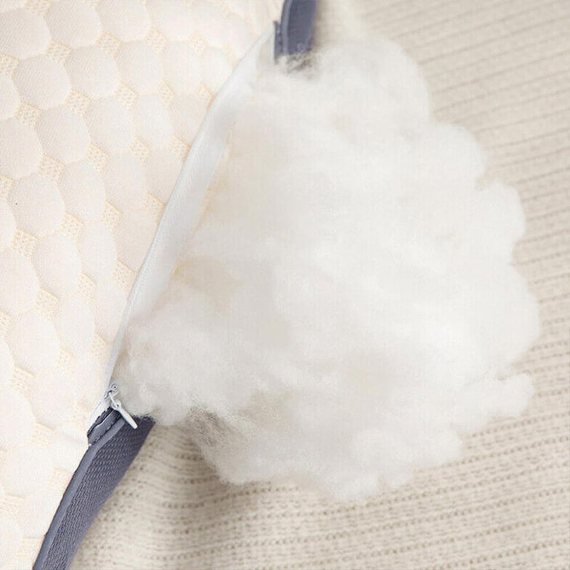 Contour Memory Foam Pillow for Neck Pain Relief – Ergonomic Sleep Support with Breathable Honeycomb Mesh for Side & Back Sleepers | Thomler