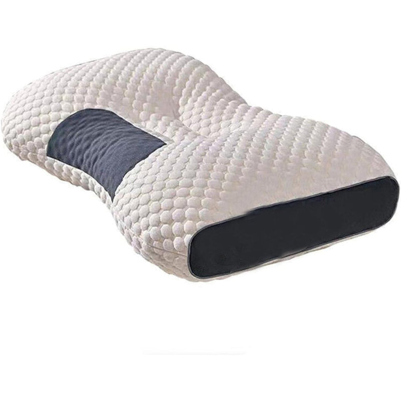 Contour Memory Foam Pillow for Neck Pain Relief – Ergonomic Sleep Support with Breathable Honeycomb Mesh for Side & Back Sleepers | Thomler
