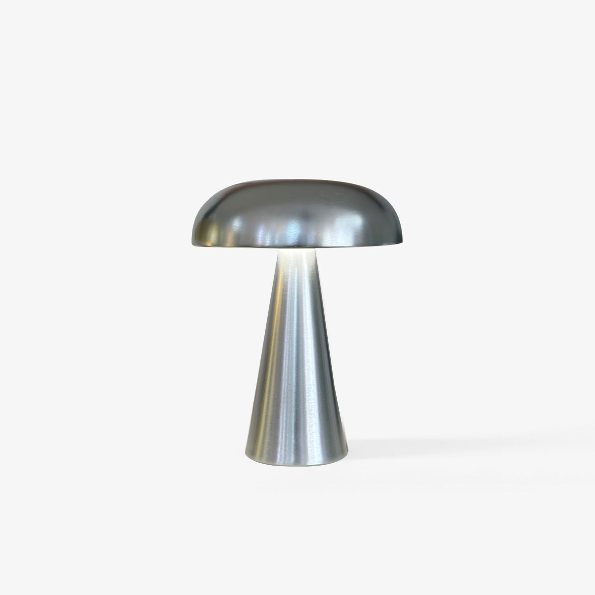Table Lamp Aluminum 6.1 in x 8.2 in Mushroom Shade Gold Gray Blue Black Red Copper Brown USB Desk Light | Thomler