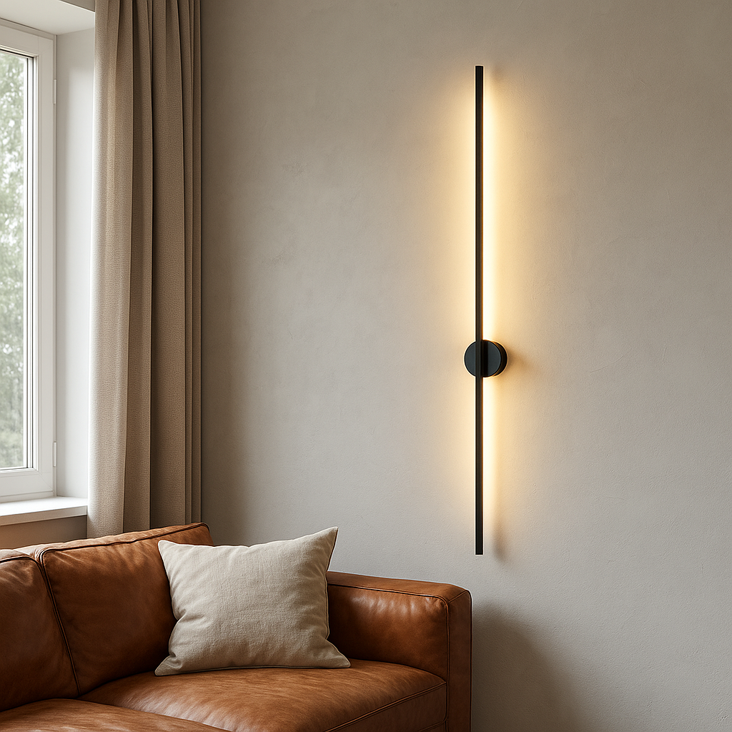 Rotating LED Bar Sconce in Metal & Acrylic – 3 Lengths Available | Thomler