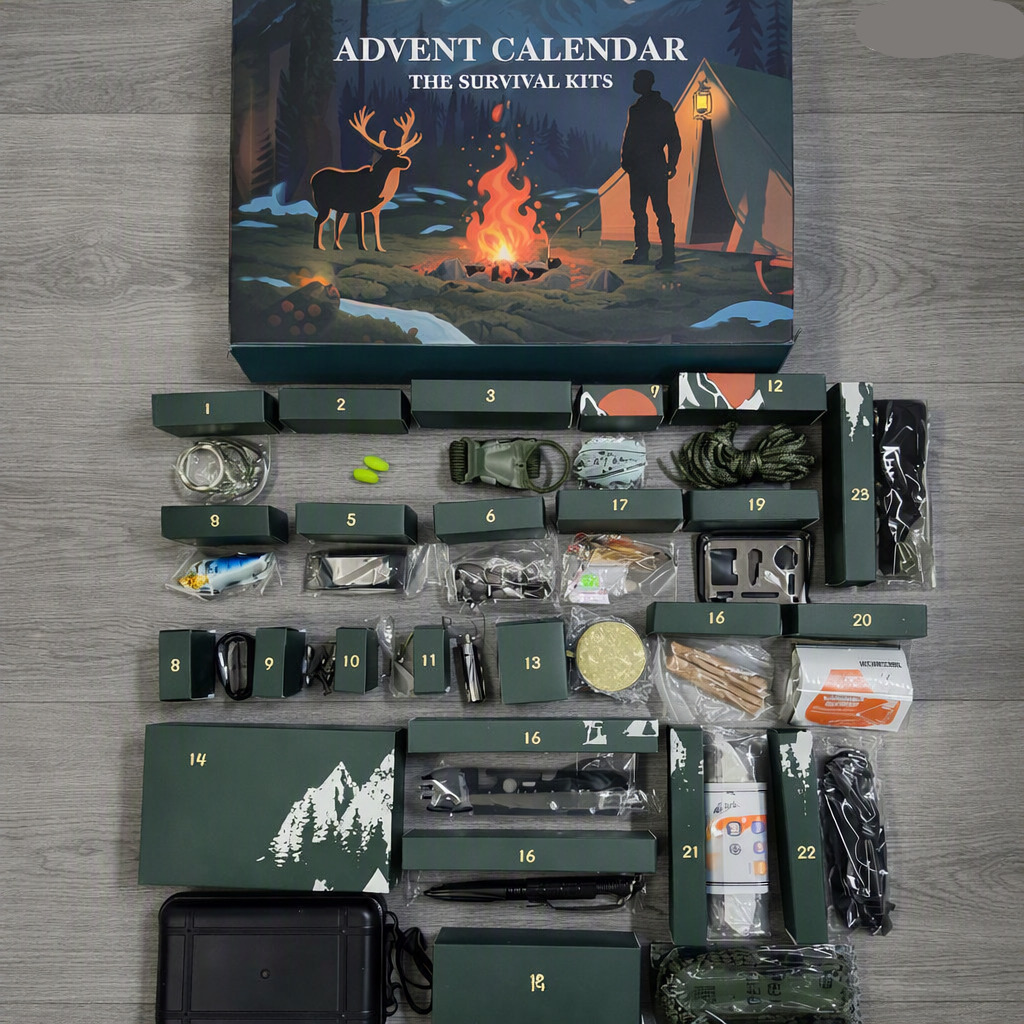 24-Day Adventure Tool Countdown Calendar for Hikers & Campers | Thomler