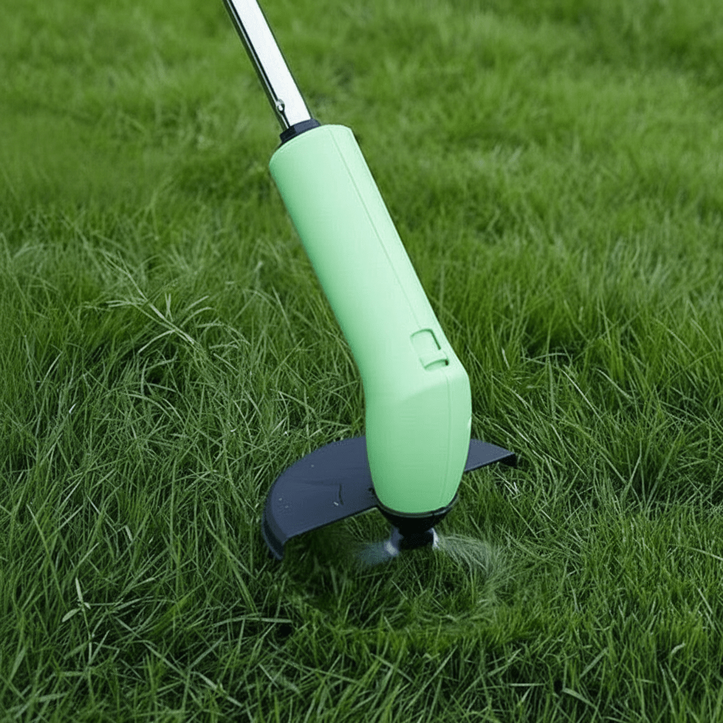 Compact Battery-Powered Lawn Edger with Pivoting Head | Thomler