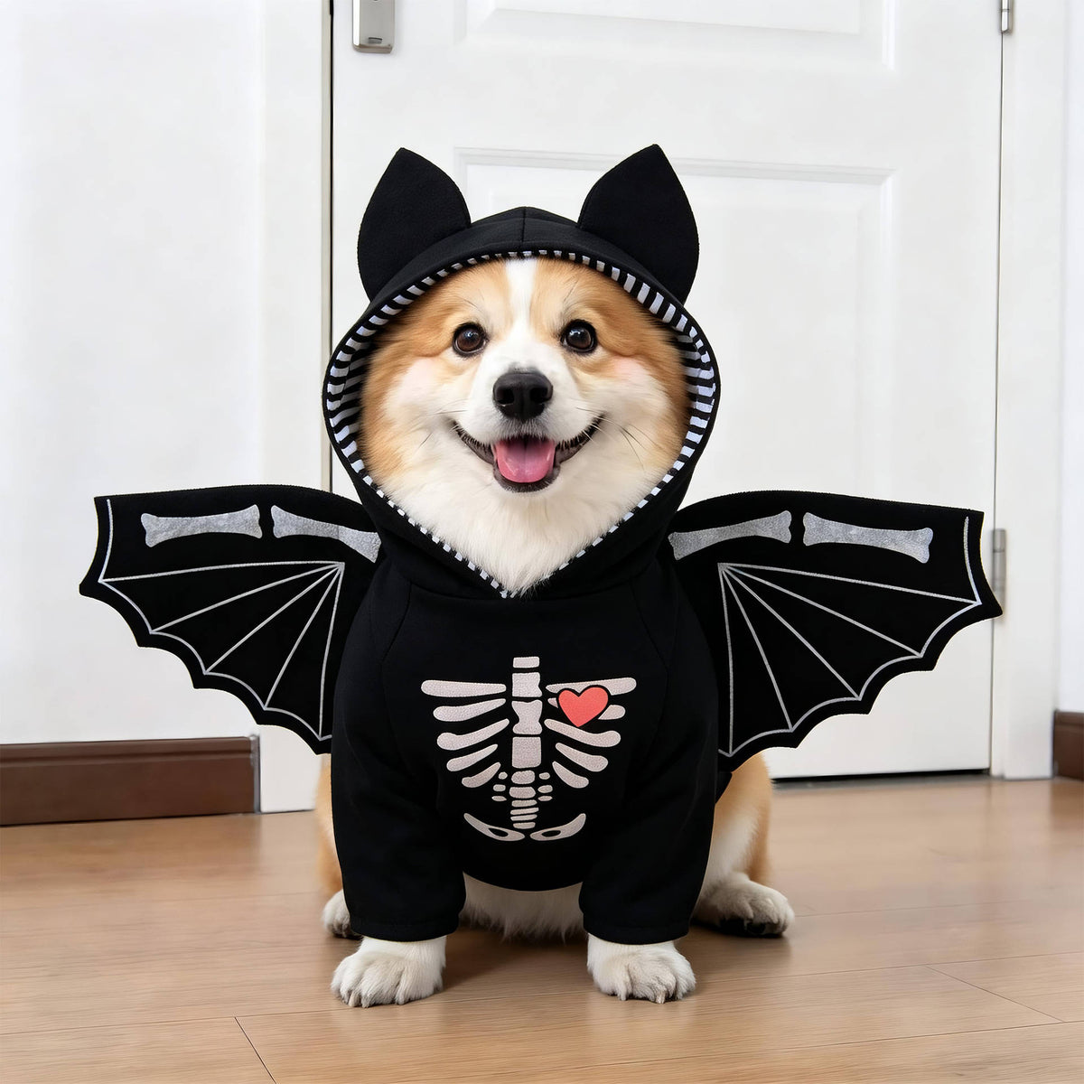 Pet Costume with Padded Fake Arms – 3D Walking Illusion for Dogs & Cats – Halloween Party Outfit | Thomler