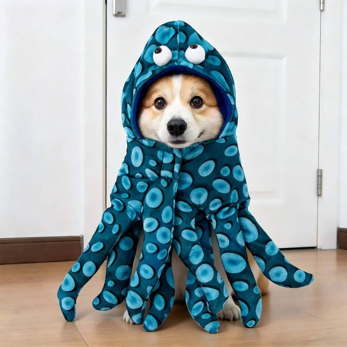 Pet Costume with Padded Fake Arms – 3D Walking Illusion for Dogs & Cats – Halloween Party Outfit | Thomler