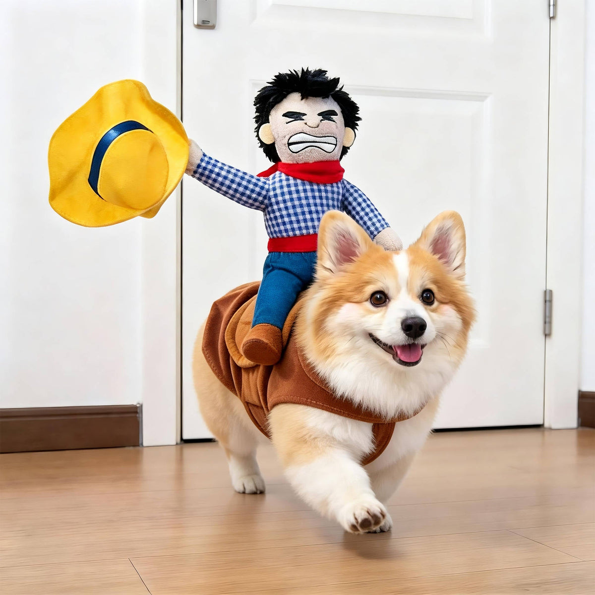 Pet Costume with Padded Fake Arms – 3D Walking Illusion for Dogs & Cats – Halloween Party Outfit | Thomler