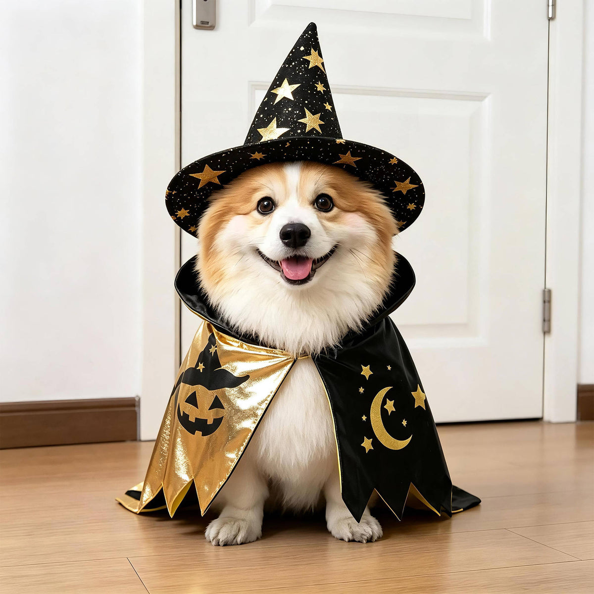 Pet Costume with Padded Fake Arms – 3D Walking Illusion for Dogs & Cats – Halloween Party Outfit | Thomler