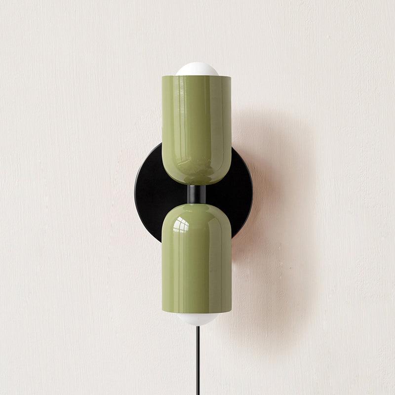 Modern Wall Sconce LED Metal 9.8 in Indoor Light Black Vertical Horizontal Mounting Decorative Lamp | Thomler