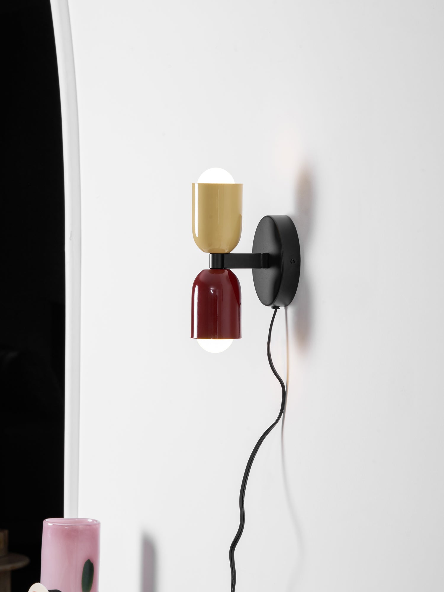 Modern Wall Sconce LED Metal 9.8 in Indoor Light Black Vertical Horizontal Mounting Decorative Lamp | Thomler