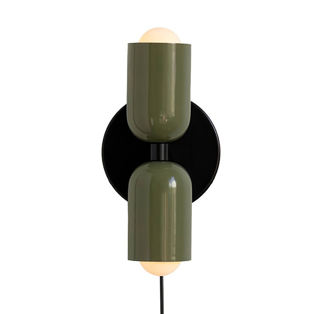 Modern Wall Sconce LED Metal 9.8 in Indoor Light Black Vertical Horizontal Mounting Decorative Lamp | Thomler