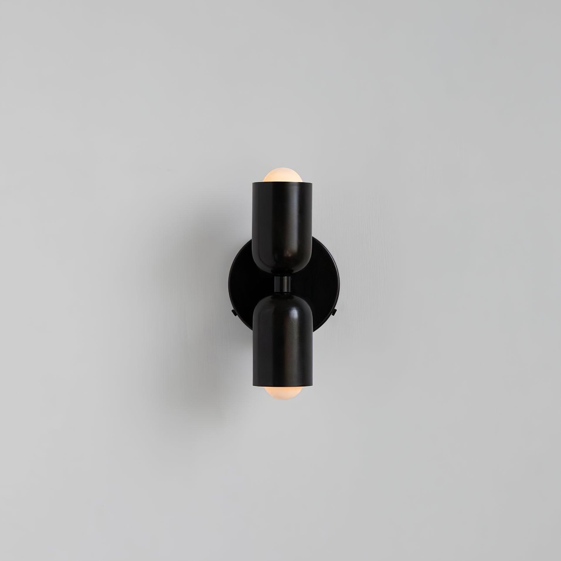 Modern Wall Sconce LED Metal 9.8 in Indoor Light Black Vertical Horizontal Mounting Decorative Lamp | Thomler