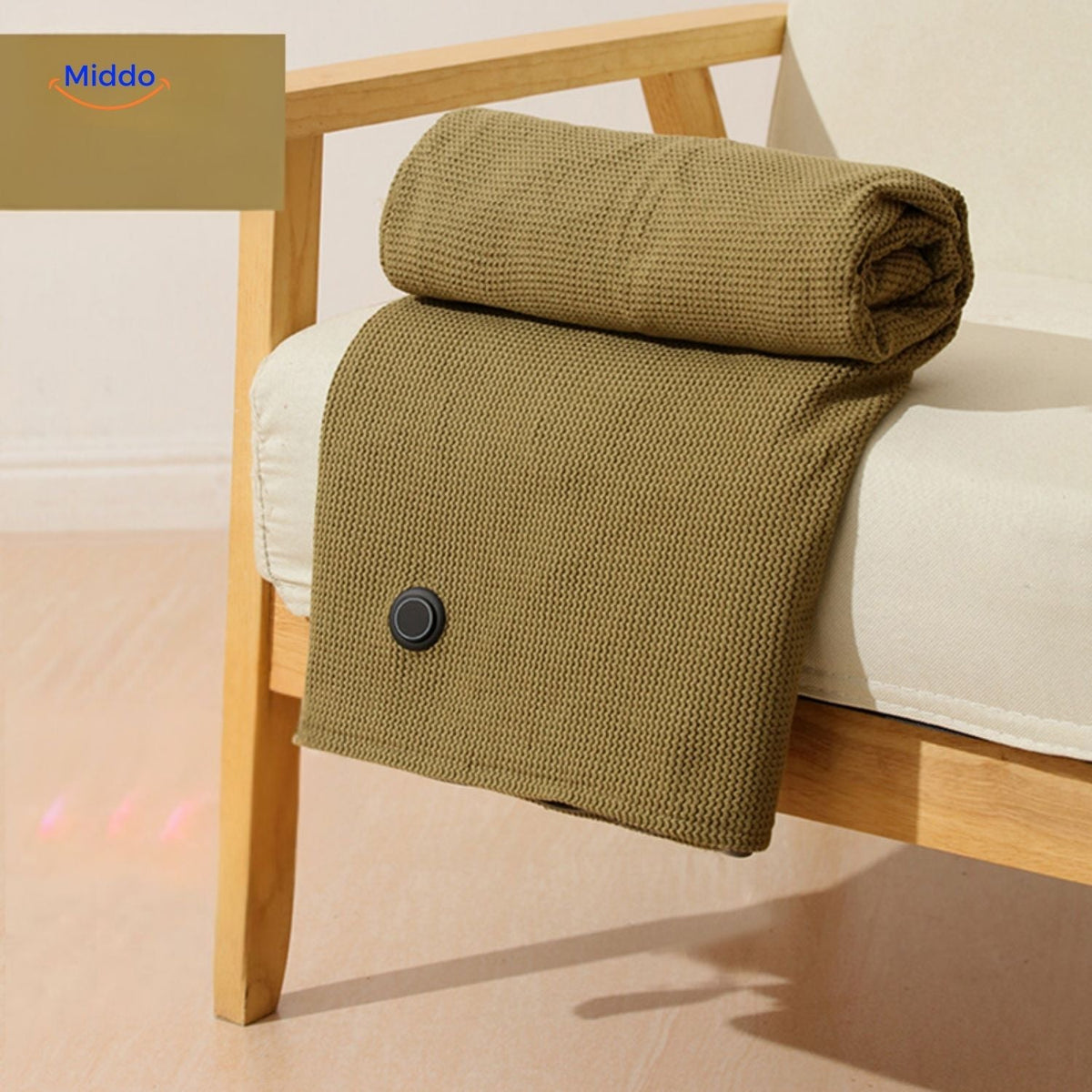 USB Powered Graphene Heated Throw Blanket with 3 Temperature Settings for Indoor & Outdoor Use | Thomler