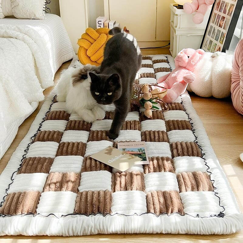 Quilted Cotton Furniture Protector Cover Anti-Slip Couch Cushion Pad for Sofa Chair Loveseat Pet-Friendly Washable Mat for Living Room | Thomler