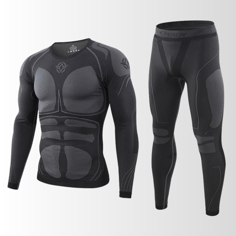 Men's Base Layer Thermal Set – Seamless Insulated Long Underwear for Cold Weather & Winter Sports | Thomler