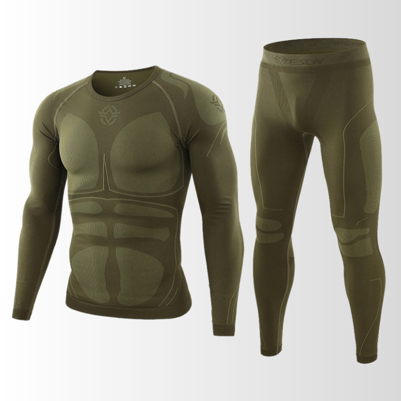 Men's Base Layer Thermal Set – Seamless Insulated Long Underwear for Cold Weather & Winter Sports | Thomler