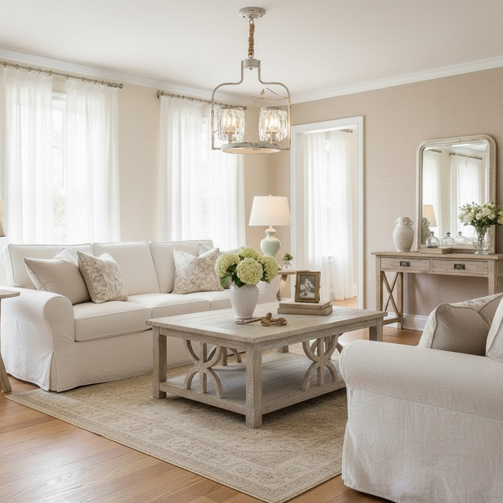 Chandelier Brass 22 in Crystal Indoor Ceiling Light Modern Dining Living Room Fixture | Thomler