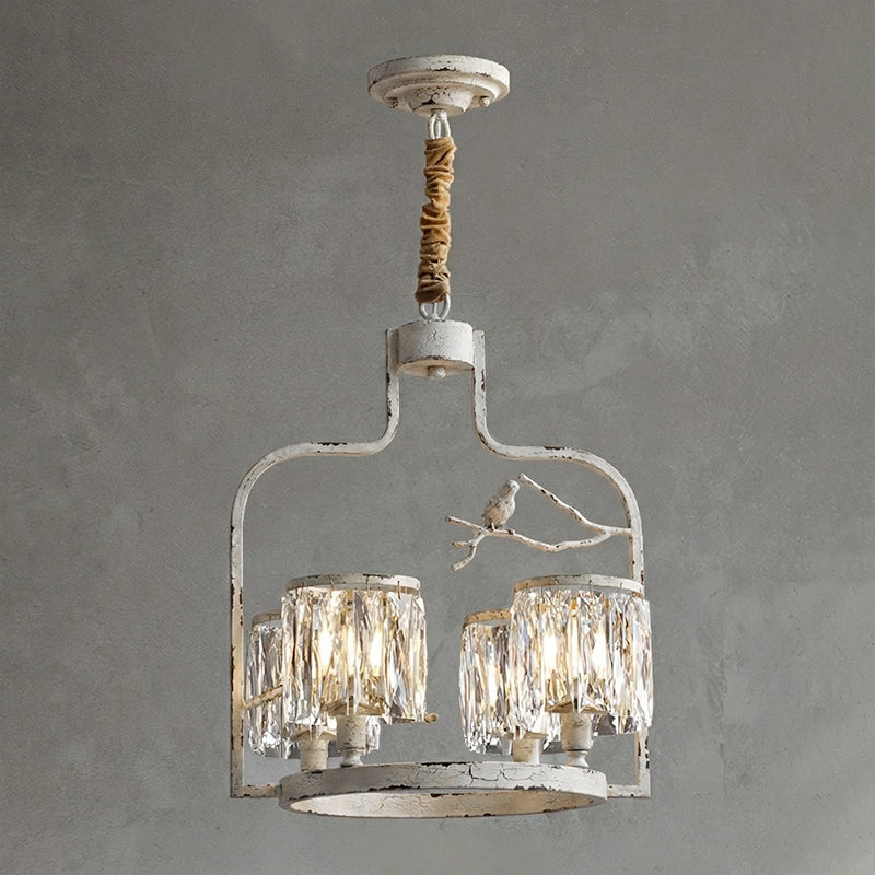 Chandelier Brass 22 in Crystal Indoor Ceiling Light Modern Dining Living Room Fixture | Thomler