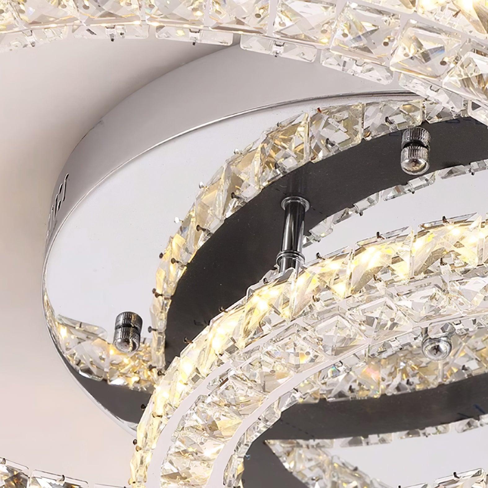 Ceiling Light Stainless Steel 11 in Warm White Bedroom Living Room Modern LED Fixture | Thomler