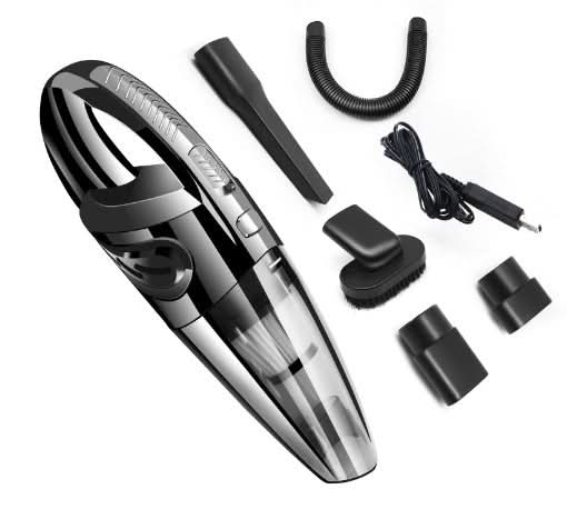 Cordless Handheld Vacuum Cleaner with Cyclonic Suction for Car & Home – Wet Dry Portable Dust Buster 120W Motor 30 Min Runtime | Thomler