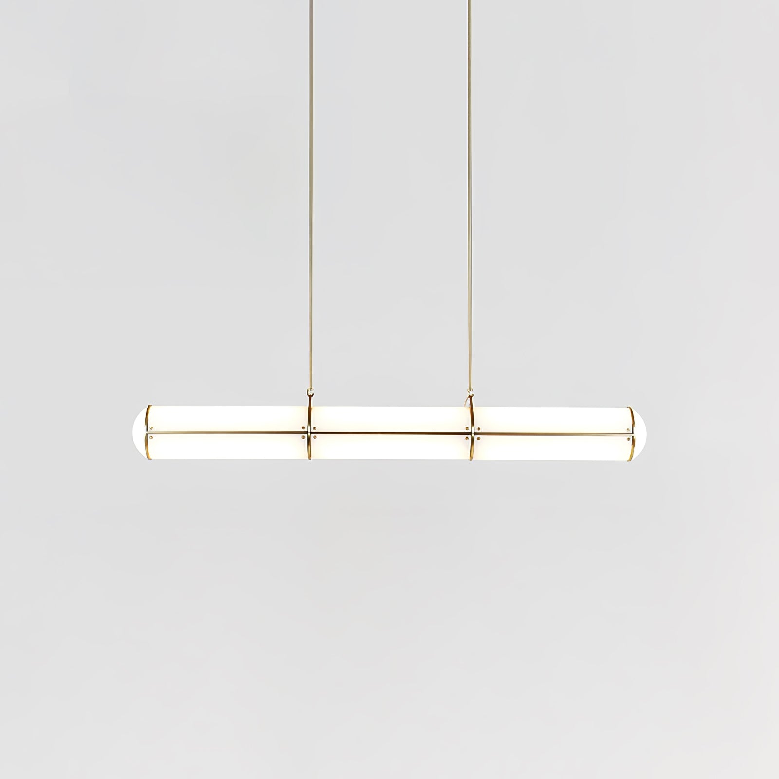 Metal LED Ceiling Light 59 in (150 cm) Adjustable Warm Neutral Cool Indoor Living Room Kitchen Dining Fixture | Thomler