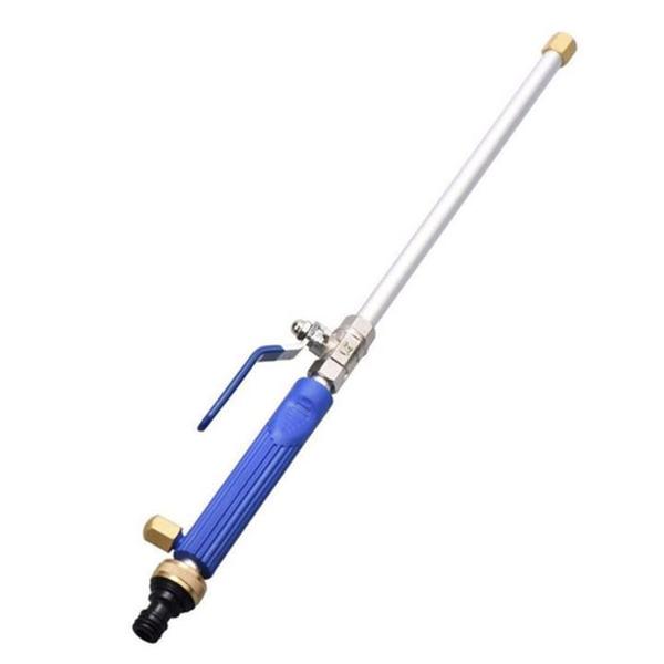 Dual-Mode Spray Nozzle Attachment for Garden Hose – Brass Connector with Aluminum Wand for Car Wash, Patio, Deck & Siding | Thomler