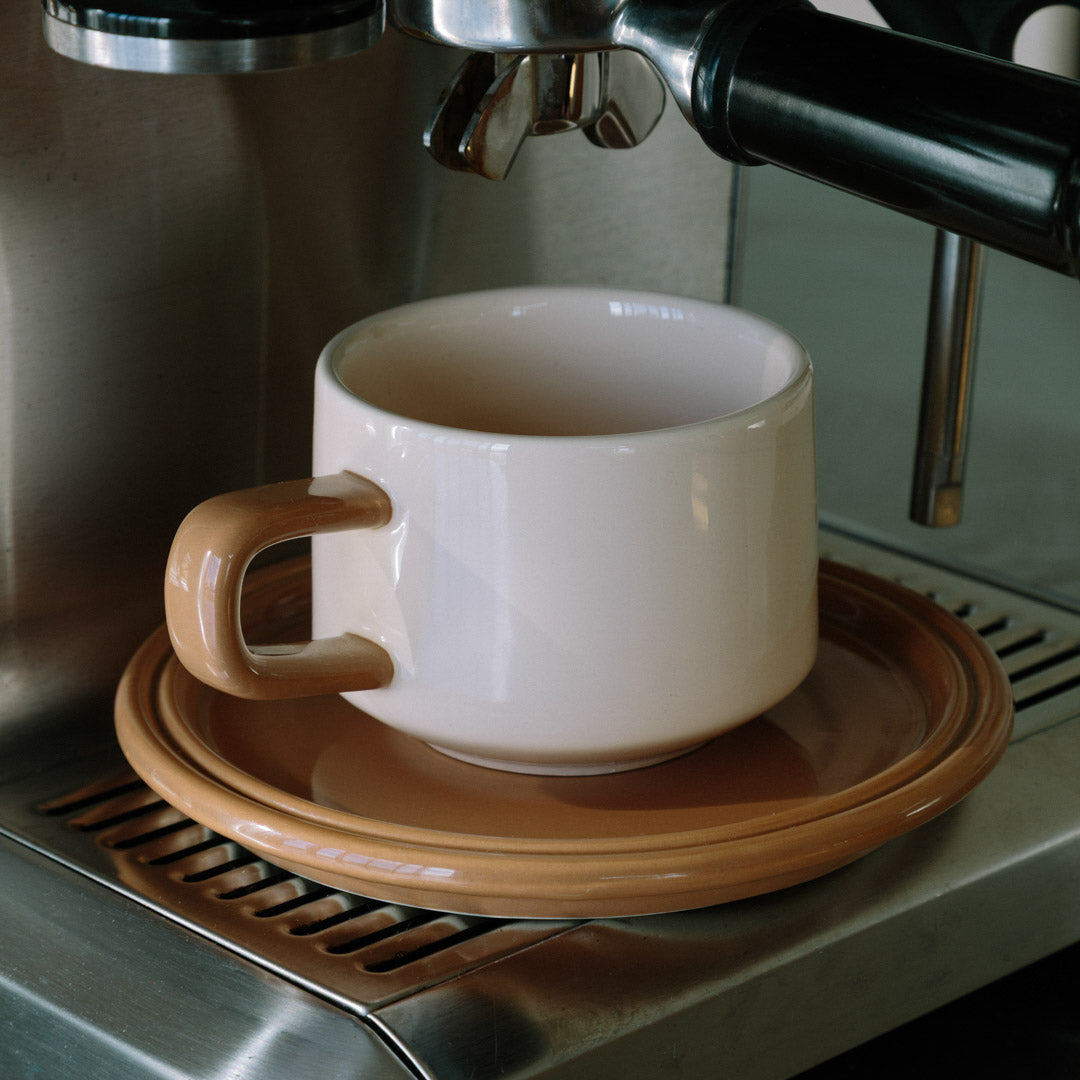 Teacup Ceramic Matching Saucer Hot Drink Serving Coffee Tea Tableware Gift Set | Thomler