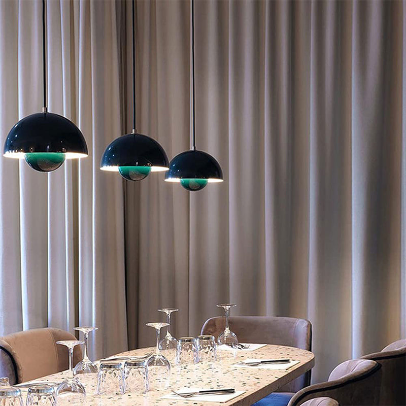 Pendant Light Metal Flowerpot Shade 23.0 cm Multi Colour Dining Room Kitchen Island Hanging Ceiling Lamp Adjustable Cable E26 | Thomler