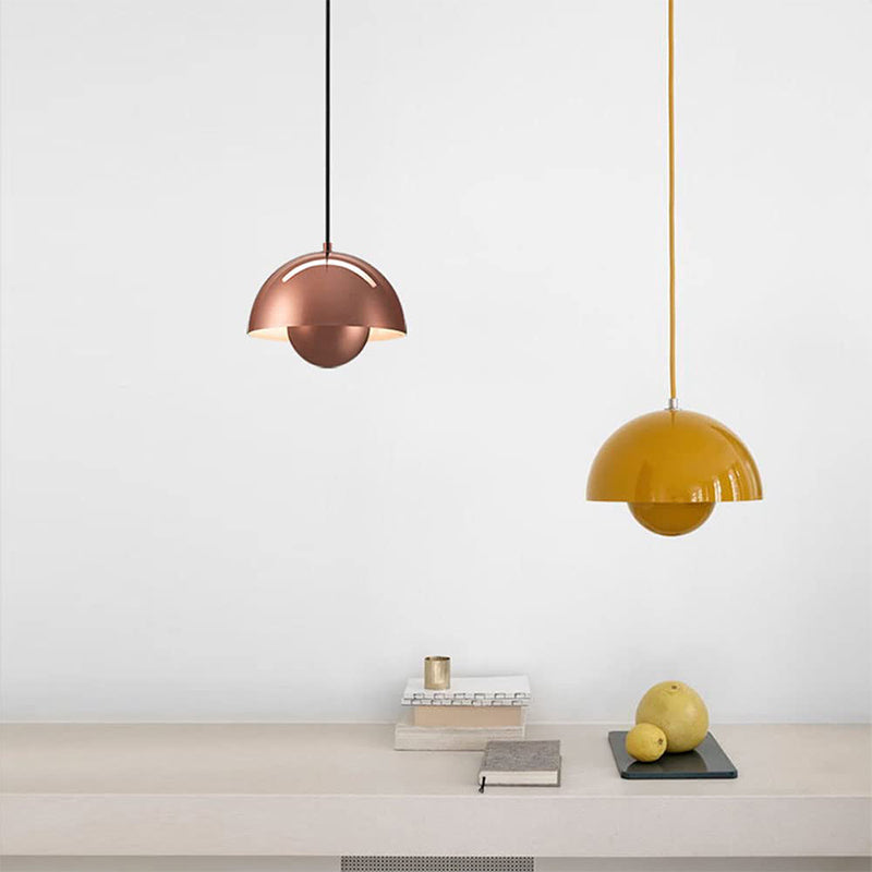 Pendant Light Metal Flowerpot Shade 23.0 cm Multi Colour Dining Room Kitchen Island Hanging Ceiling Lamp Adjustable Cable E26 | Thomler
