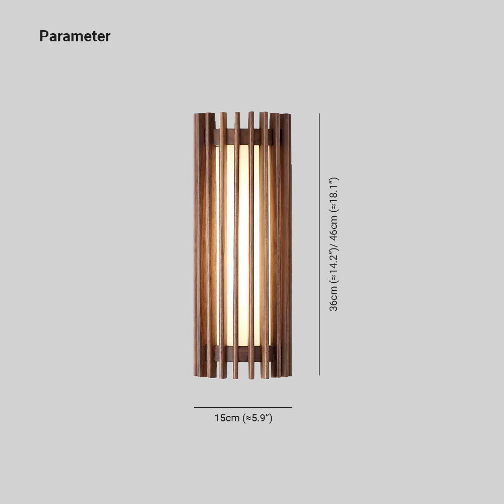 Wall Lamp Wood Acrylic 10W Warm Light Indoor Bedroom Living Room Decorative Sconce Lighting Fixture | Thomler