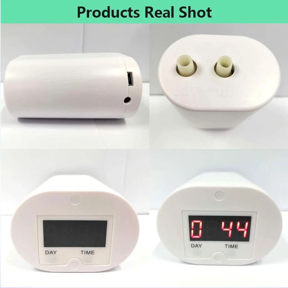 Automatic Indoor Plant Watering Timer System with Programmable Schedule & Rechargeable Battery for Home Garden Self-Irrigation | Thomler