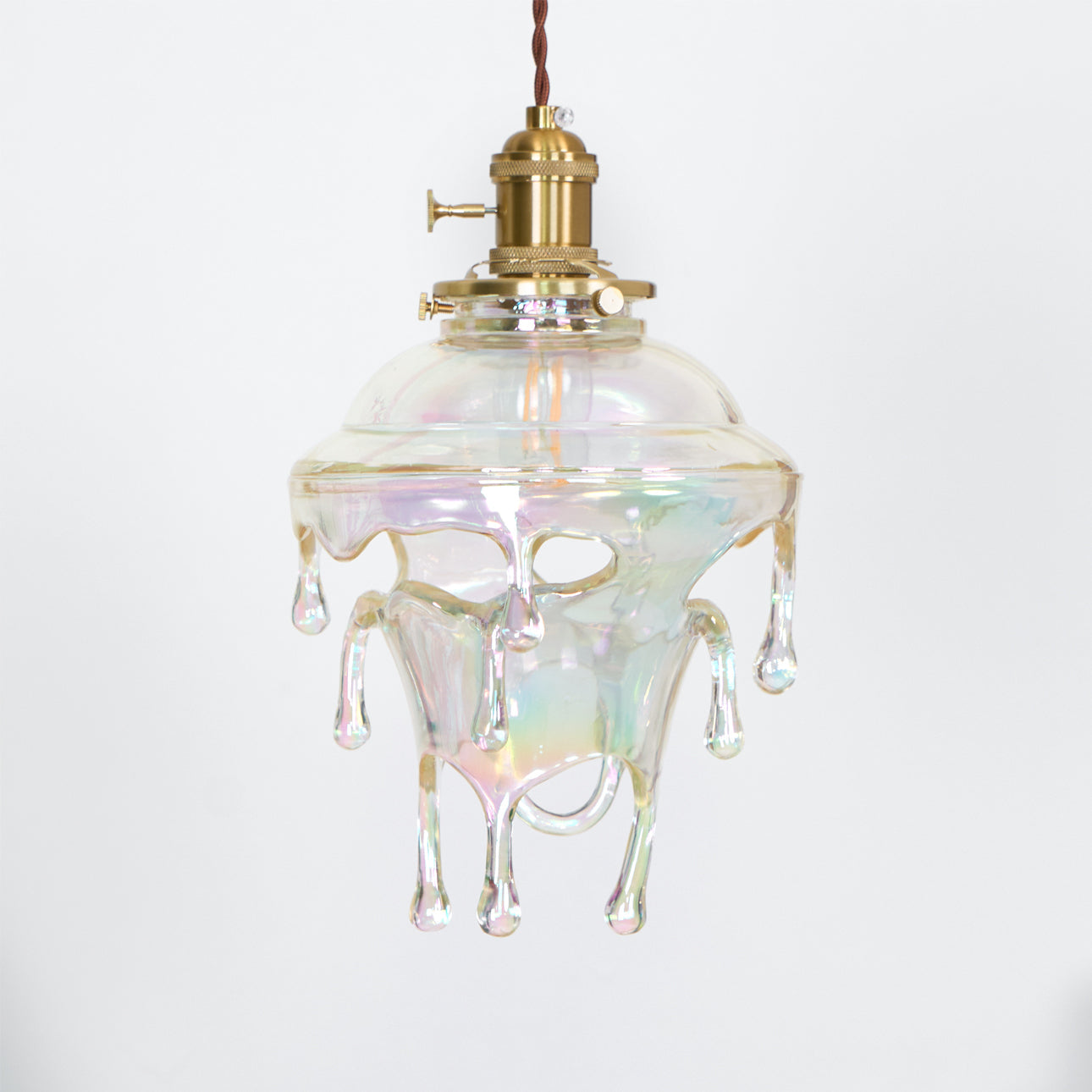 Pendant Light Resin Drip 9.1 in Adjustable Indoor Ceiling Lamp Modern Dining Room Kitchen Hanging Light | Thomler