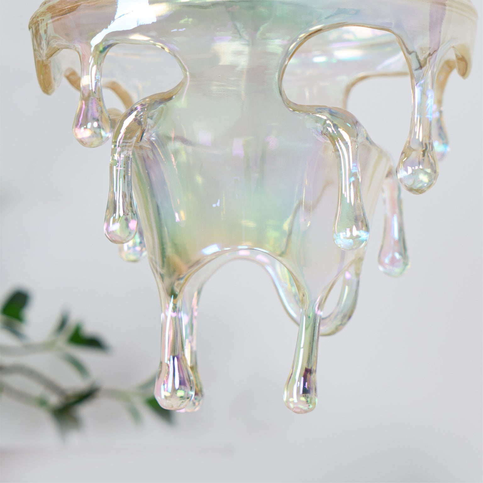 Pendant Light Resin Drip 9.1 in Adjustable Indoor Ceiling Lamp Modern Dining Room Kitchen Hanging Light | Thomler