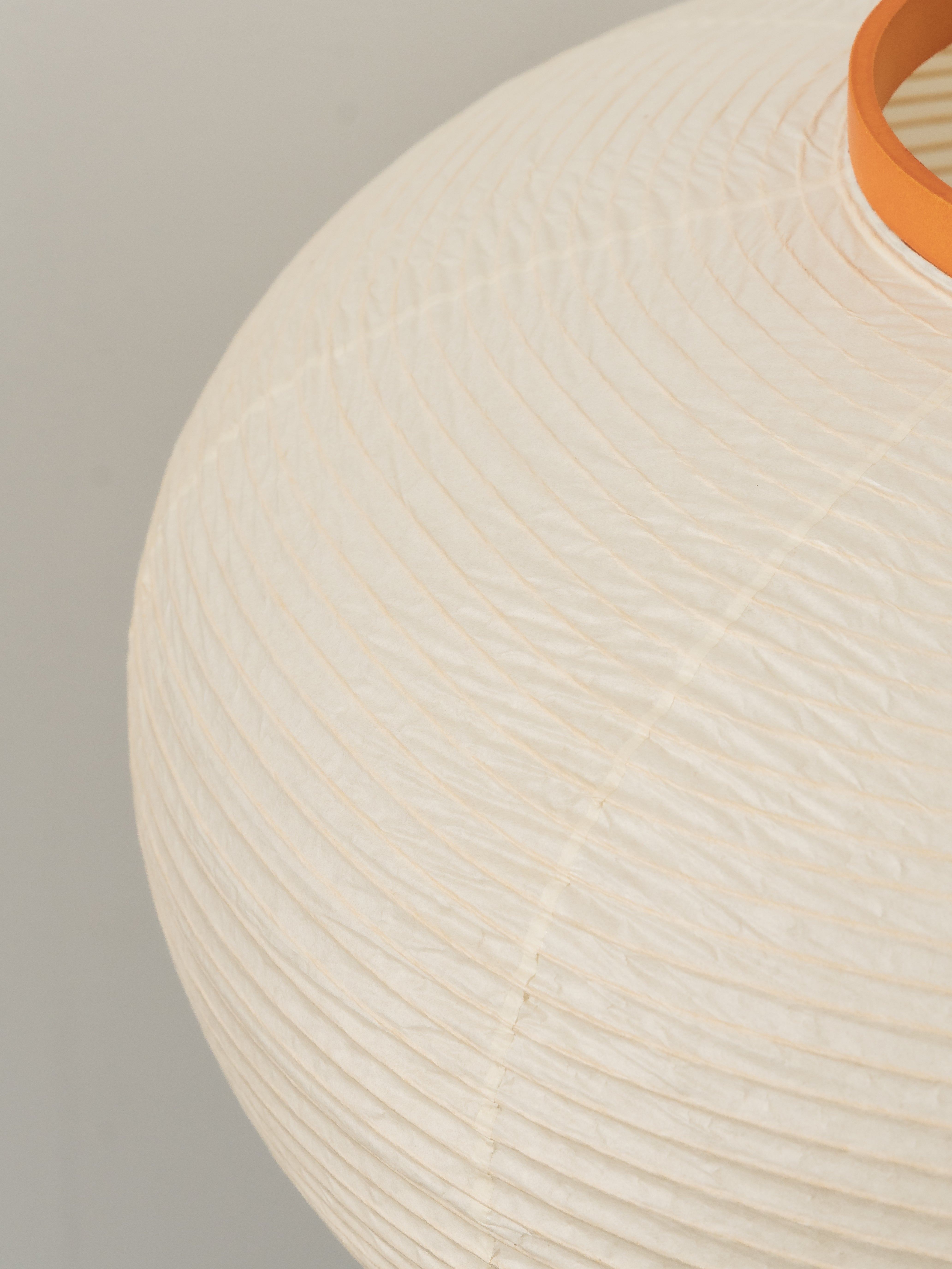 Floor Lamp Mulberry Paper Shade Ø 50.0 cm (19.7") White Living Room Bedroom Japandi Japanese Style Reading Light | Thomler