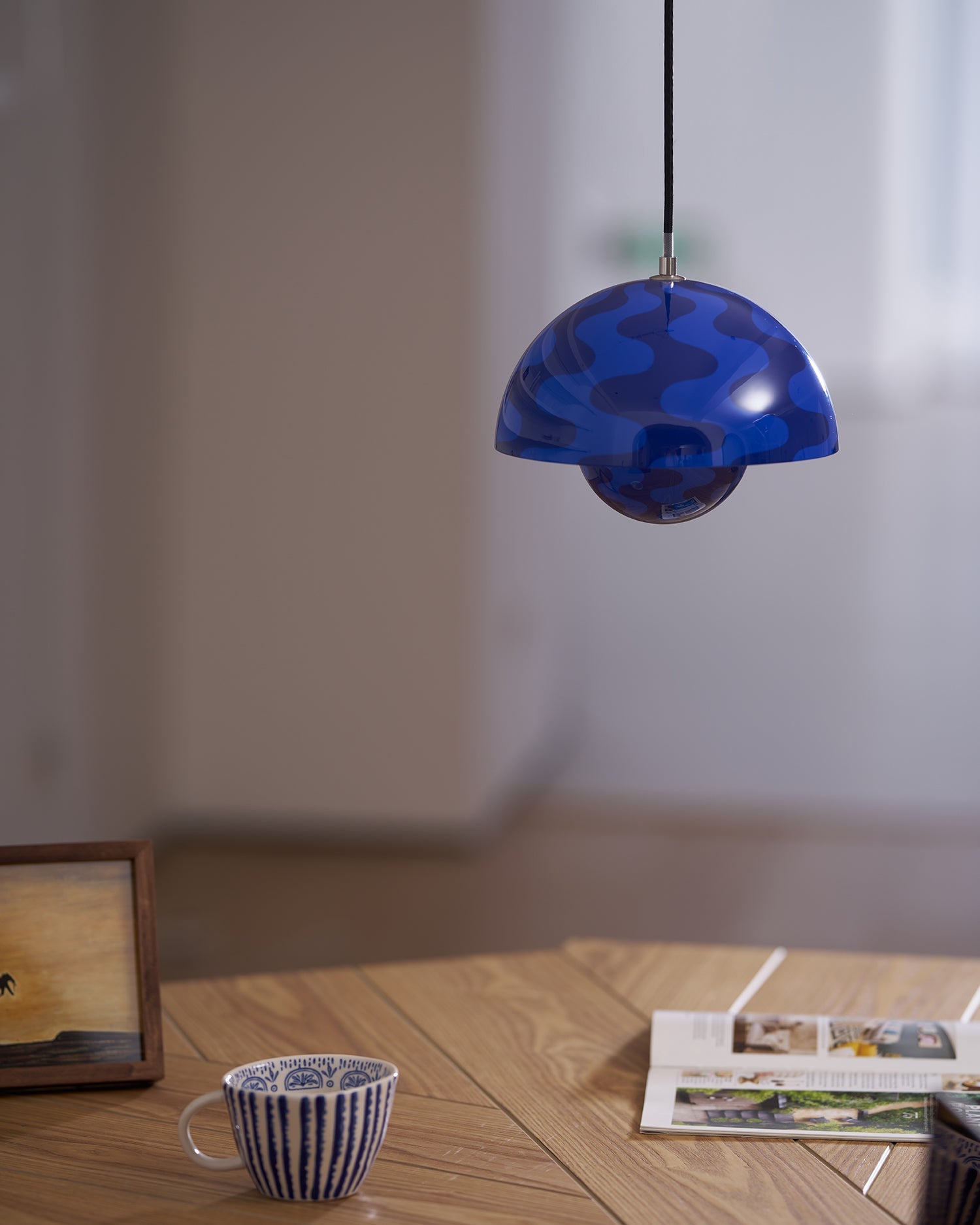 Pendant Light Aluminum 9.1 in Ceiling Lamp Matte Finish Dining Room Kitchen Hanging Light | Thomler