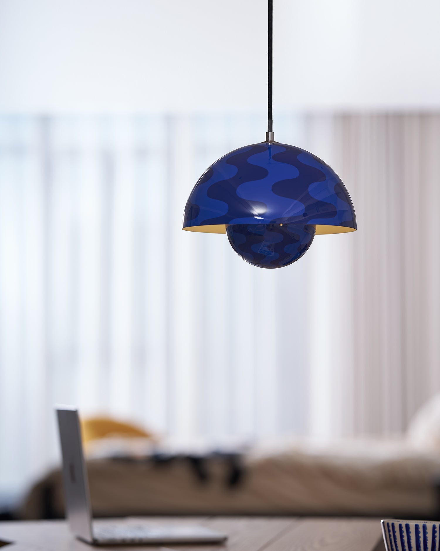 Pendant Light Aluminum 9.1 in Ceiling Lamp Matte Finish Dining Room Kitchen Hanging Light | Thomler