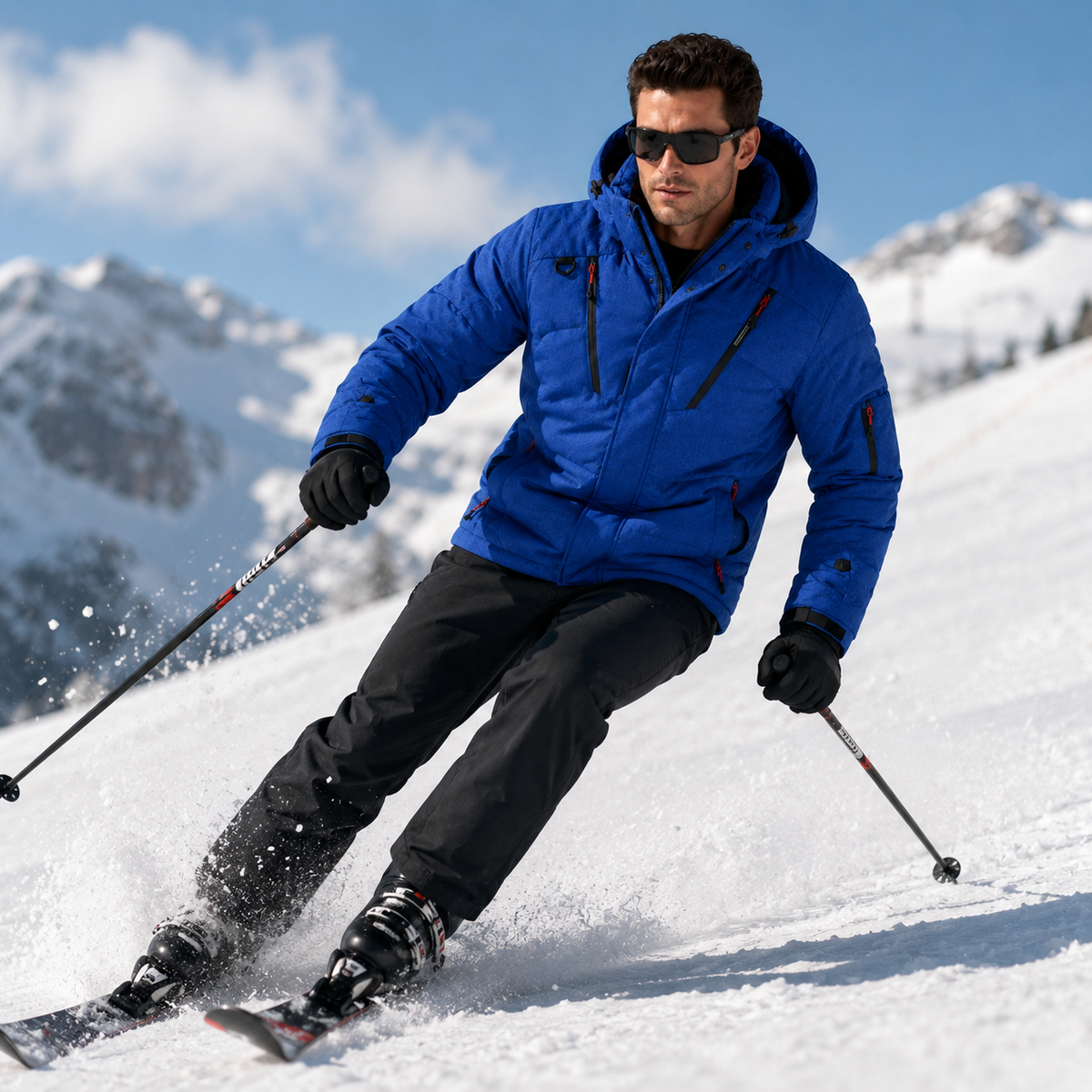 Insulated Winter Parka Jacket with Detachable Hood for Men – Windproof Cold Weather Coat for Outdoor Hiking Camping & Everyday Commuting | Thomler
