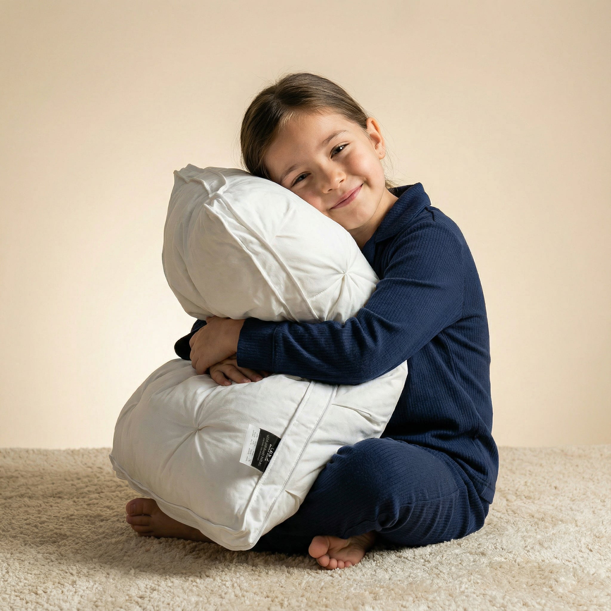 Down Pillow Soft Support Breathable Cotton Cover for Back & Stomach Sleepers Goose Down Fill Machine Washable Hotel Comfort | Thomler