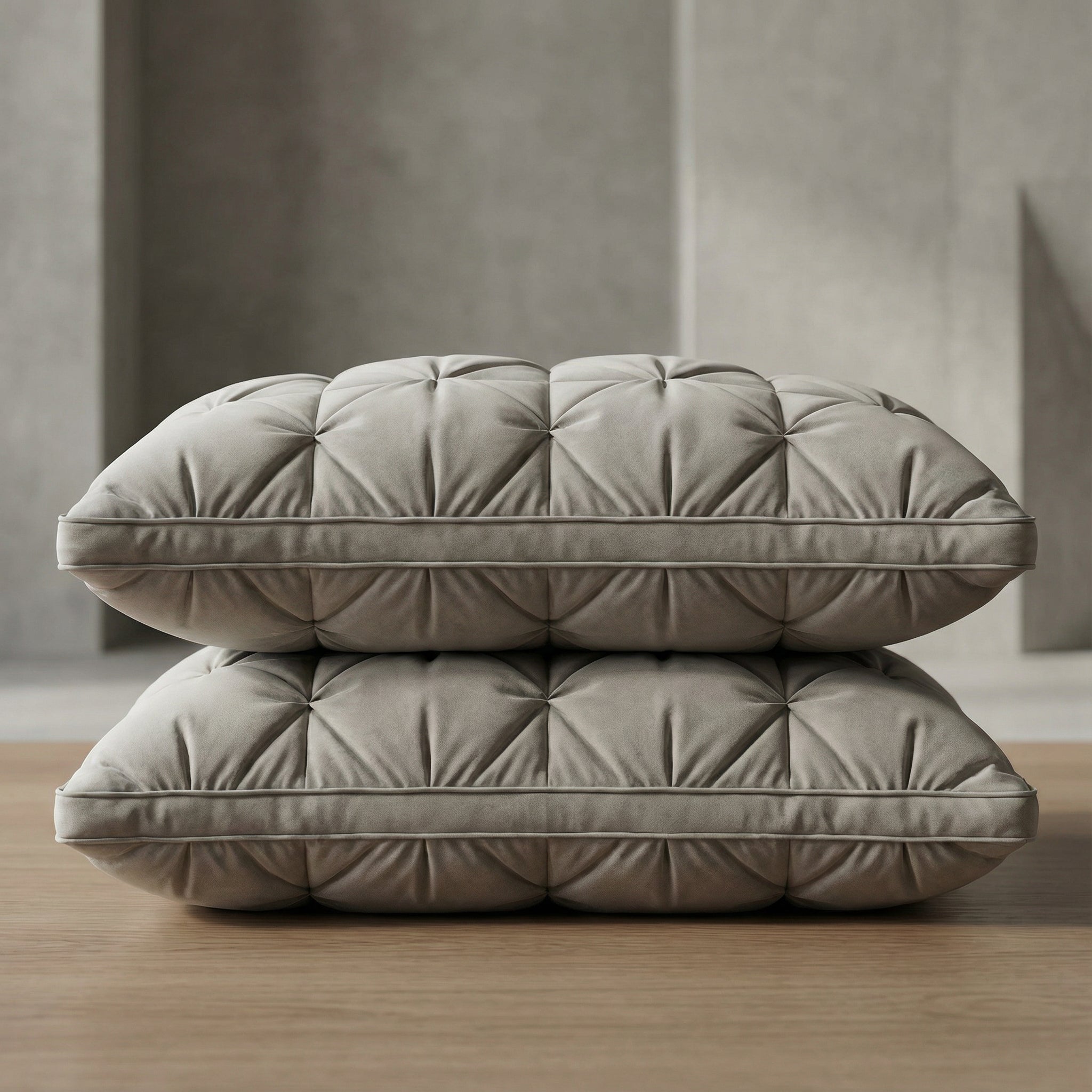 Down Pillow Soft Support Breathable Cotton Cover for Back & Stomach Sleepers Goose Down Fill Machine Washable Hotel Comfort | Thomler