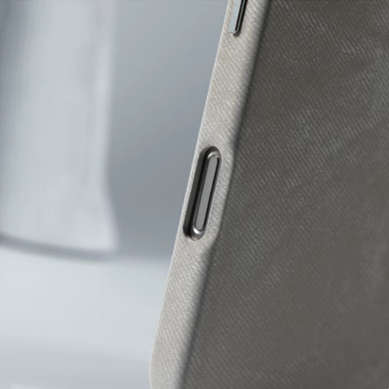 Fabric-Wrapped Phone Case with Wireless Charging for iPhone 13-17 Series – Anti-Fingerprint Protective Cover | Thomler