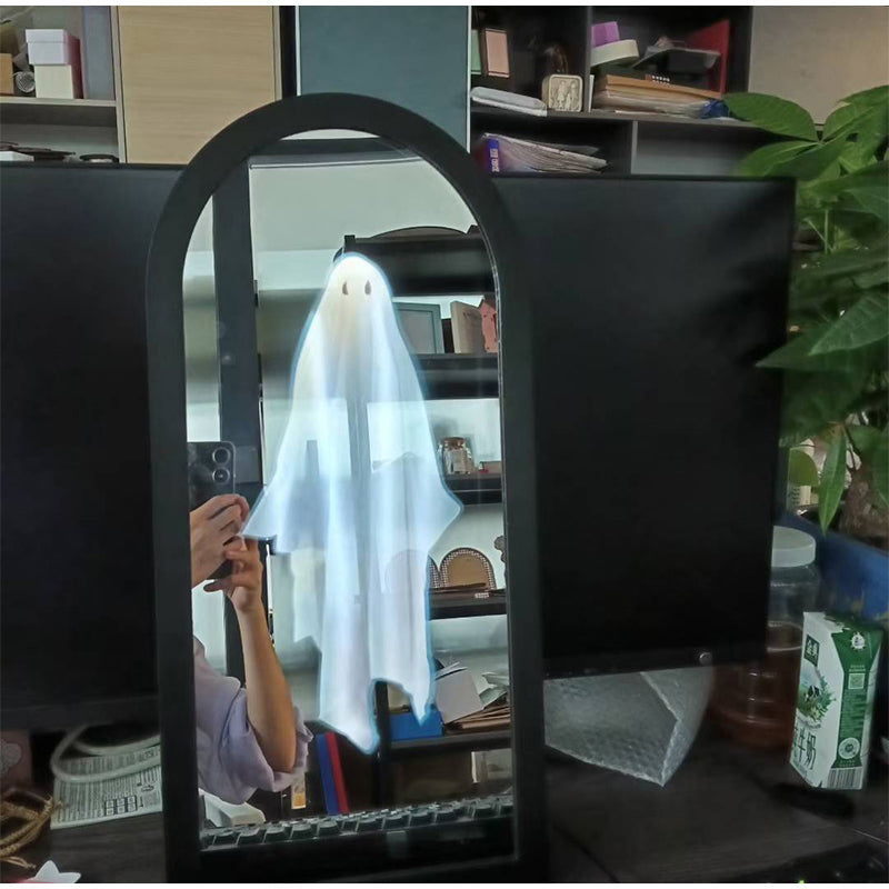 Phantom Reflector Holographic Illusion Display – Eerie Apparition Effect for October Festivities & Creepy Interior Accents | Thomler