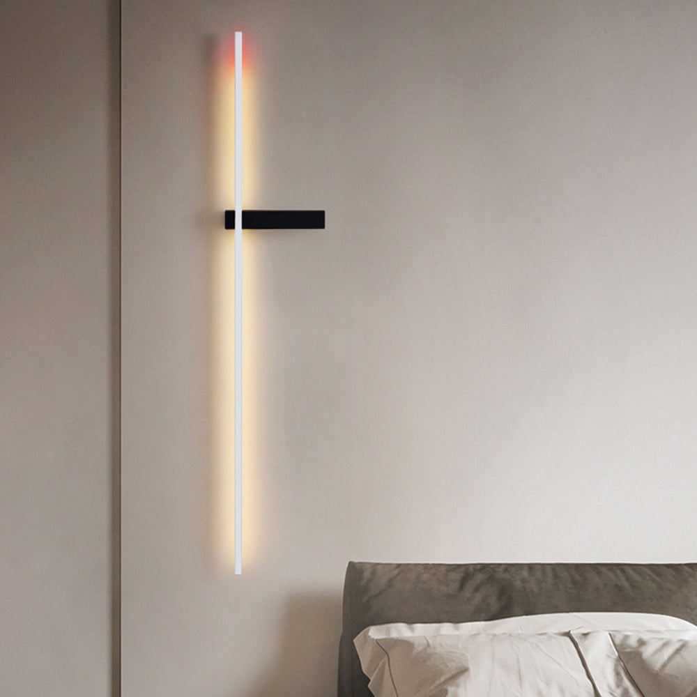 Dual-Tone Linear LED Wall Sconce – Modern Metal & Acrylic Light for Dining Rooms, Living Rooms & Home Offices | Thomler