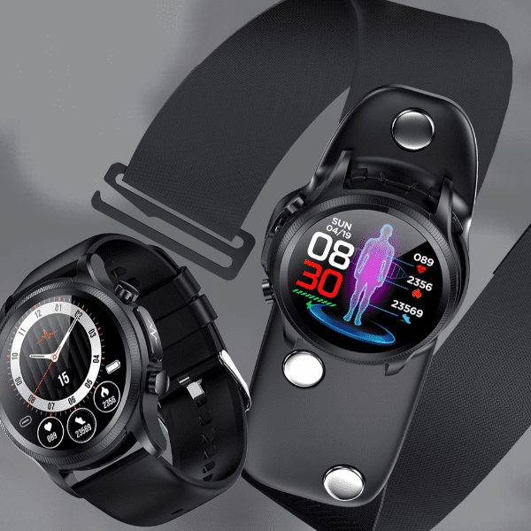 Non-Invasive Glucose Monitoring Smartwatch with Heart Rate & Blood Oxygen Tracker for Daily Health Management | Thomler