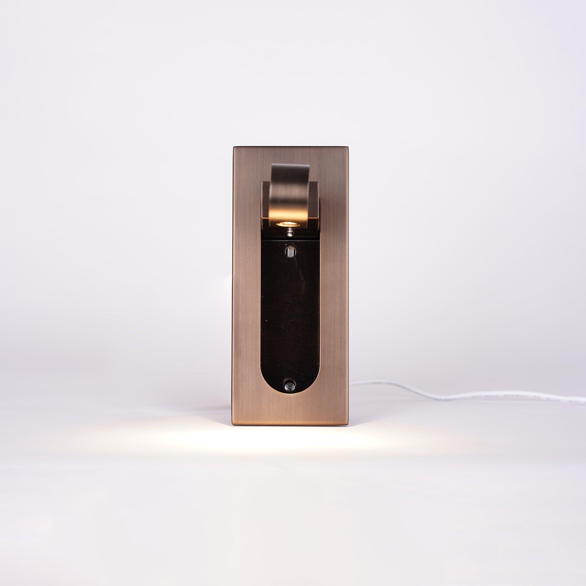 Adjustable LED Bedside Reading Light Wall Mount with Push Button Control – Space-Saving Swing Arm Design in Multiple Finishes | Thomler