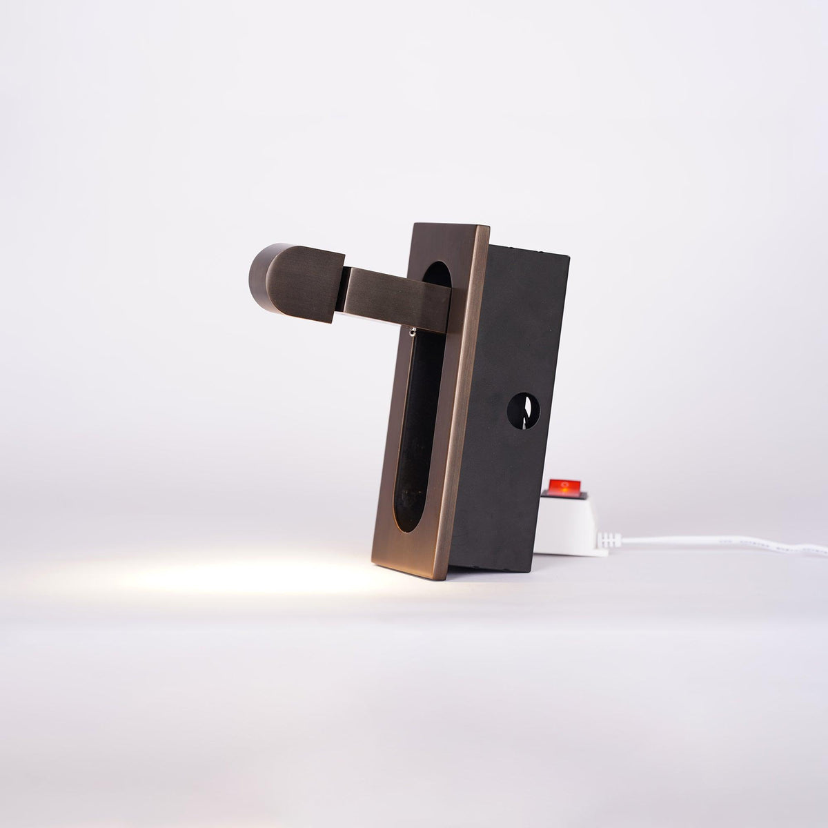 Adjustable LED Bedside Reading Light Wall Mount with Push Button Control – Space-Saving Swing Arm Design in Multiple Finishes | Thomler