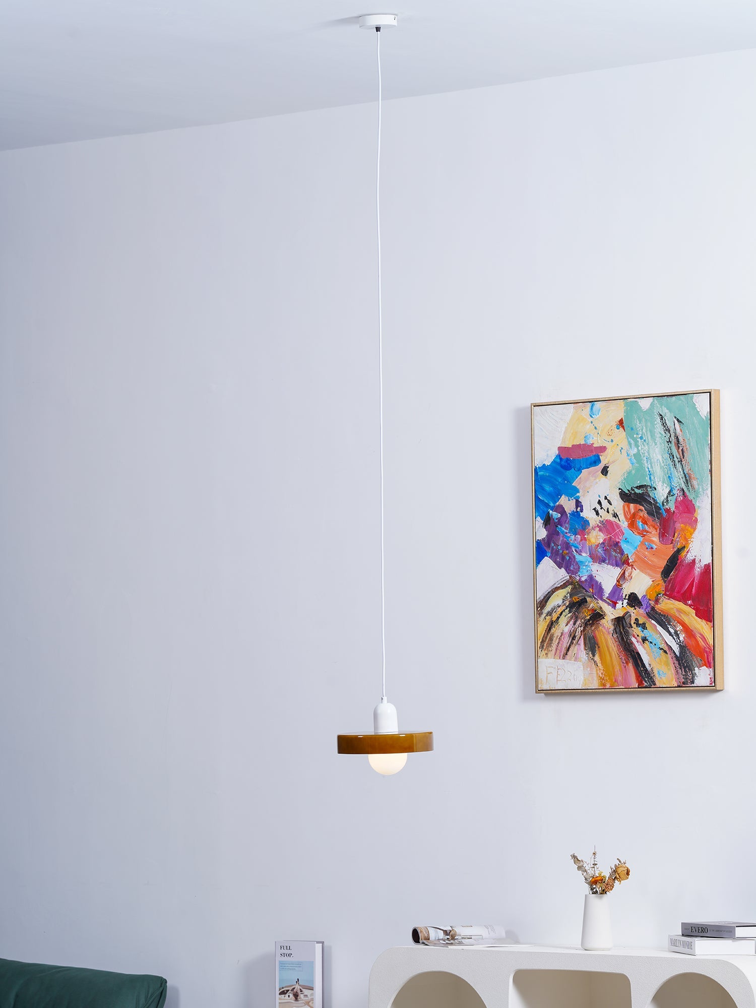 Ceiling Light Glass 9.8 in Ambient Indoor LED Dining Room Living Room Fixture | Thomler