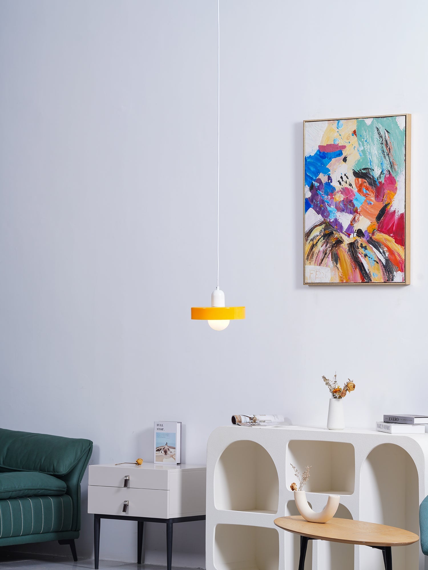 Ceiling Light Glass 9.8 in Ambient Indoor LED Dining Room Living Room Fixture | Thomler